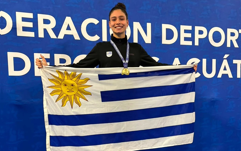 Angelina Solari estableció un nuevo récord nacional absoluto en los 100 metros mariposa